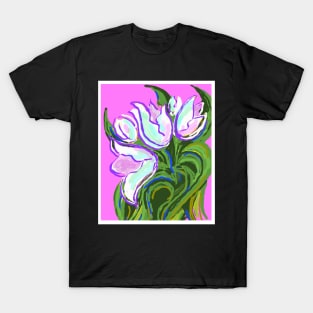 WHITE TULIPS T-Shirt